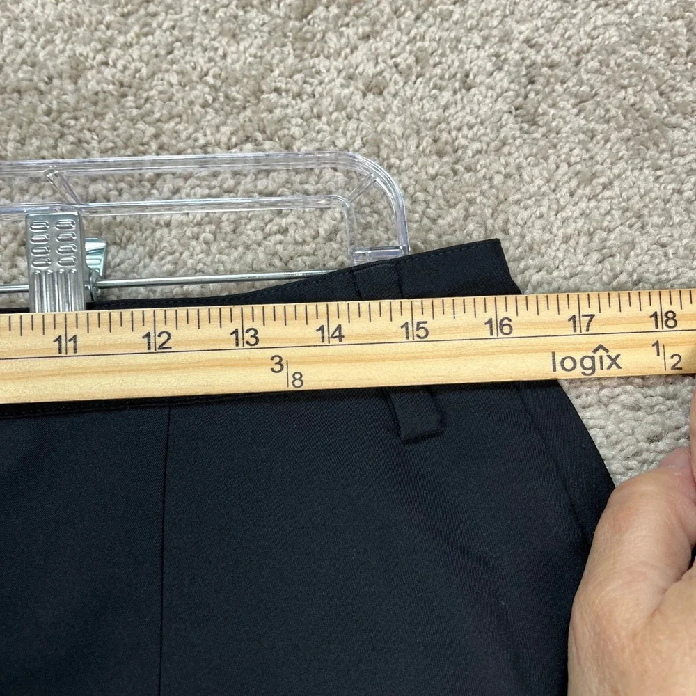 Adidas Shorts Mens 32 10 Black Flat Front Performance Activewear Golf 3 Stripes - Picture 7 of 9